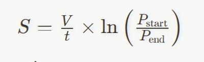 Vacuum pump calculation formula Vacuum pump calculation formula